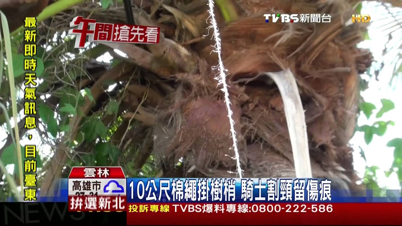 風箏斷了線　割頸傷！騎士脖留20cm痕