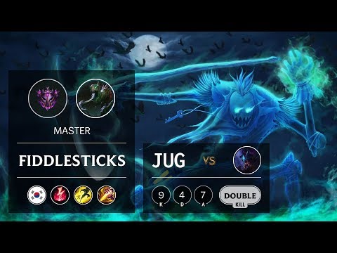 Fiddlesticks Jungle vs Rek'Sai - KR Master Patch 9.10