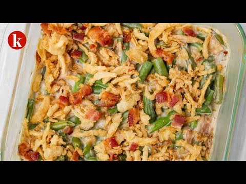 Green Bean Casserole with Bacon Recipe