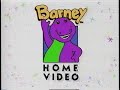 Opening To Barney Rhymes With Mother Goose 1993 VHS True HQ