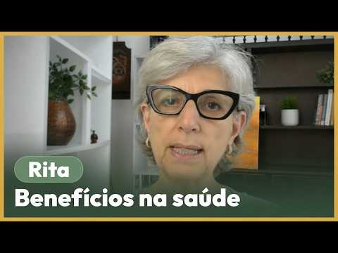 Rita fala sobre os benefícios que sentiu na própria saúde depois do curso