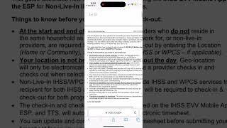 How to login to IHSS EVV mobile app