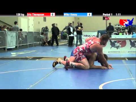 Eric Thompson vs. Mike Kosoy at 2013 ASICS University Nationals - FS