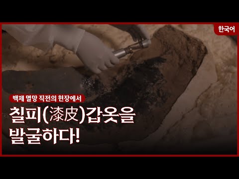 백제 관북리 유적 칠피갑옷을 발굴하다!