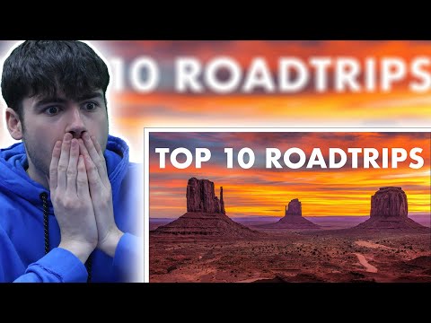 BRITS React to the TOP 10 USA ROADTRIPS TO DO IN 2024