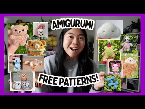 18 FREE Crochet Amigurumi Patterns 🧸💕 Beginner Friendly, Market Ideas, Quick & Cute Plushies ✨
