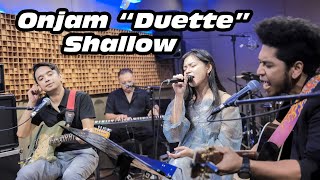 Download lagu Oncy (ONJAM) feat Adam Lanang & Foke Fritz (SHALLOW cover) mp3