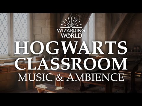 Hogwarts Classroom | Harry Potter Music & Ambience - 5 Scenes for Studying, Focusing, & Sleep