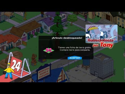Los Simpson Springfield "Homerpalooza, Cap. 24 - Ficha de tierra y Local nuevo" por Tony