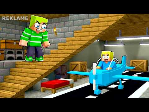 Bygger En Hemmelig Lufthavn Under Emils Base I Minecraft!