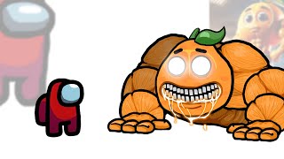 Mini Crewmate Kills Creepy U Din Din Dun Ma Din Din Dun | Among Us