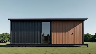 2 x 20ft Shipping Containers Turn Into Amazing MINIMALIST Home