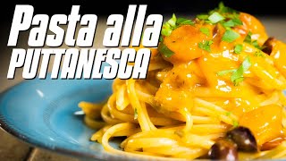 How to Make PASTA ALLA PUTTANESCA | Authentic Italian Recipe