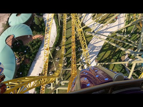 Onride: 'Stardust racers' 🎢 (Yellow) 4K/POV 2025 - Epic universe