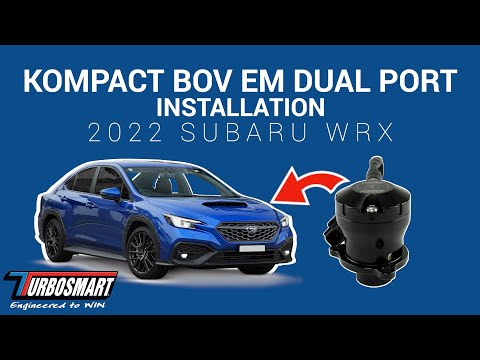BOV INSTALL: 2022 Subaru WRX Dual Port Blow-Off Valve (P/N TS-0223-1068)