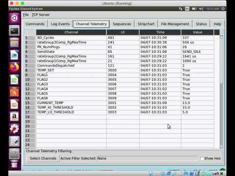 F Prime Temperature Sensor Demo