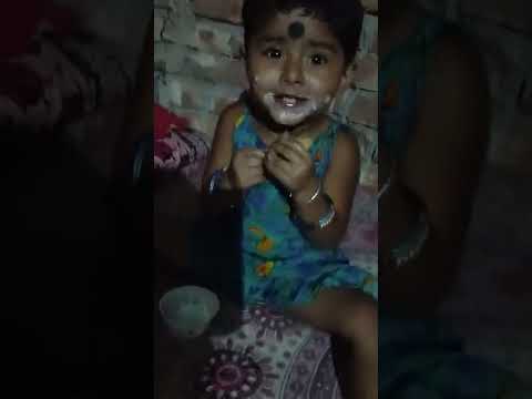 my little baby enjoying ice cream...she is so happy