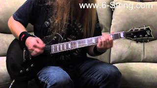 Video thumbnail for ESP LTD EC-330 Black 2013 Model Electric Guitar Demo with Johnny Blade by 6-String