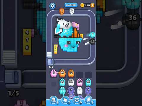 Pixel Flow Level 2487 Walkthrough