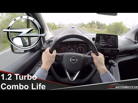Opel Combo Life 1.2 Turbo POV Test Drive + Acceleration 0 - 170 km/h