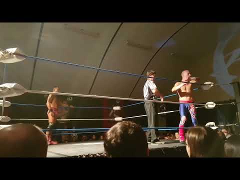 RCWA Wrestling, Kent, UK, September 2017. Paul Robinson v Robert Sharpe.