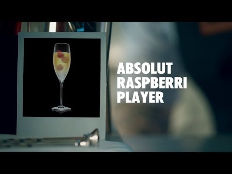 ABSOLUT RASPBERRI PLAYER DRINK RECIPE - HOW TO MIX
