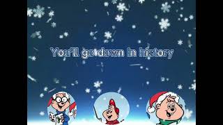 The Chipmunks Rudolph The Red-Nosed Reindeer Lyric Video
