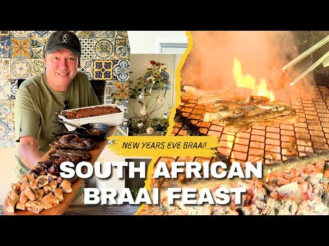 New Year’s Eve Braai Platter 🇿🇦🔥 | South African BBQ Party Feast