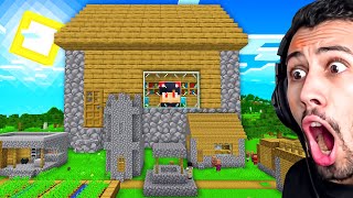 اكتشفنا اضخم بيت قروي عملاق في قرية ماين كرافت!!؟