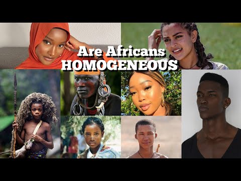 Different and diverse AFRICAN phenotypes - prt1 Sub-Saharan Africa