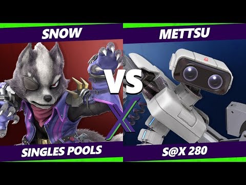 S@X 280 Smash Ultimate - InC | Snow (Wolf) Vs. Mettsu (Rob) - SSBU Singles Pools