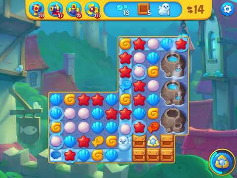 Fishdom level 7996 no boosters フィッシュダム ノーマル [Friend's]