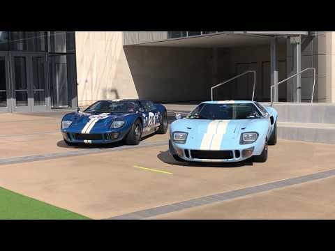 SPF GT40 & CAV GT40 Leaving Shelby Show