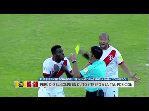 Peru vs Ecuador  (2-1) Resumen Y Goles Eliminatorias Rusia 2018 5/9/17