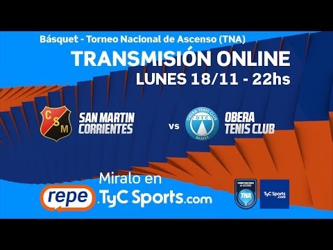 Básquet TNA: San Martín (C) vs. Oberá