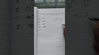 What percentage of 80 is 32