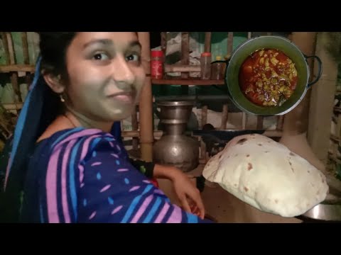 Cooking Mutton curry and Roti recipe |cooking Bangladeshi food |Bangladeshi village life cooking |