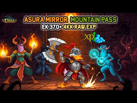 ASURA MIRROR | 4kk RAW EXP | 700K+ Profit | Knight 370+ | Tibia Global | EK Solo