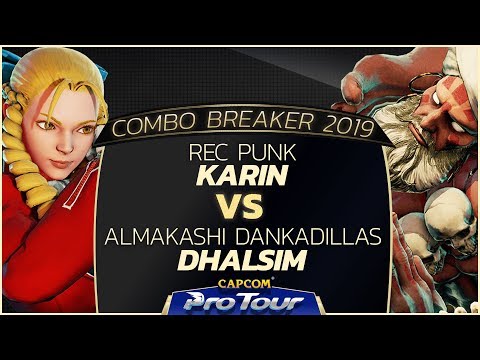 REC Punk (Karin) vs ALMAKASHI Dankadillas (Dhalsim) - Combo Breaker 2019 Day 1 Pools - CPT 2019