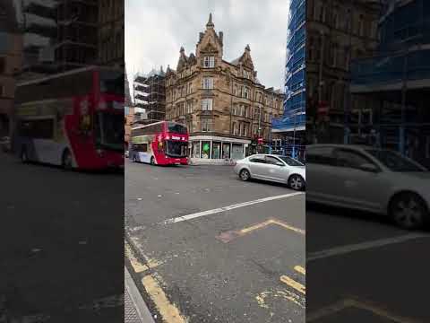 Buses in Glasgow City Centre