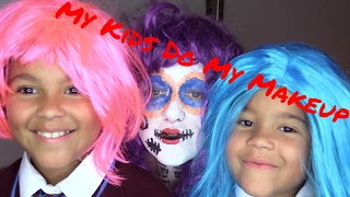 Download lagu Kids Doing Makeup - Kirsty's Kids Make Her look Like A Clown!!!? mp3