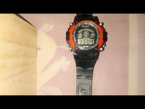 how to set day in digital watch