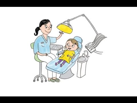 Moa går till tandläkaren