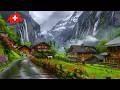 Switzerland S Most Beautiful Places On A Rainy Day Wengen Lauterbrunnen Walking In The Rain 4K