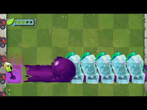 PvZ 2 All Plant With 1 Plant Food Vs 5 Fozen Nutcracker Zombie - Who Will Win ?