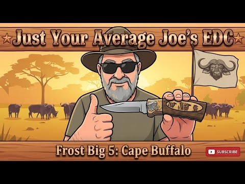 Frost Big 5: Cape Buffalo #prayersformsngas #fedoramafia #knifecommunity #whatyatotin #edc #edcknife
