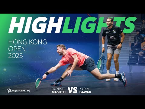 🇪🇬 Gawad v Masotti 🇫🇷 | Hong Kong Open 2025 | ROUND 1 HIGHLIGHTS