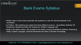 Banking classes in pune