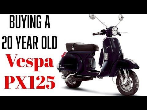 Should you buy a 20 year old Vespa PX125?  Review and test ride.