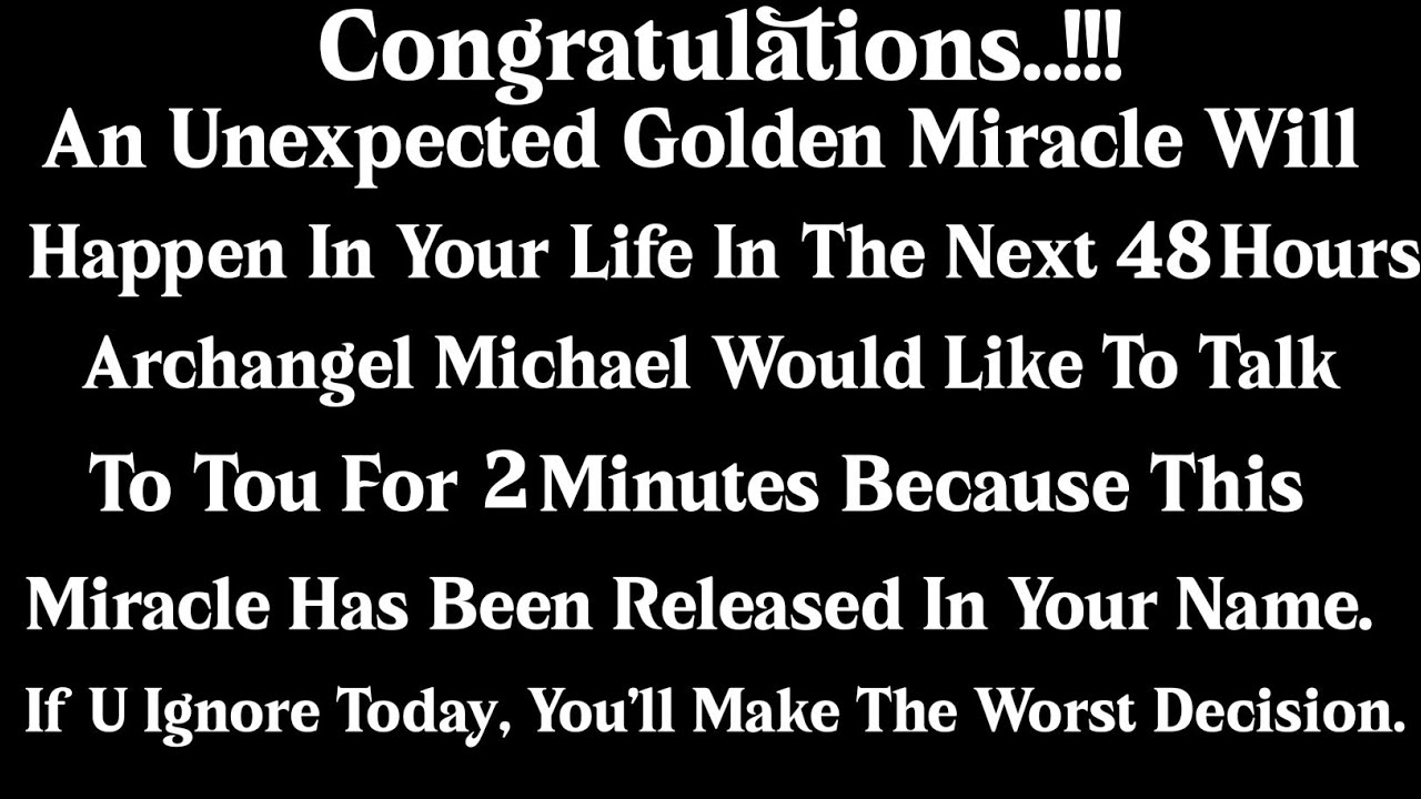 God has issued a special miracle from heaven in your name. Open it or it will be cancelled..!!!